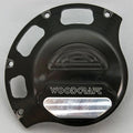 Ducati 2009-2013 Monster 1100 Woodcraft Clutch Cover Protector - Silver Plate