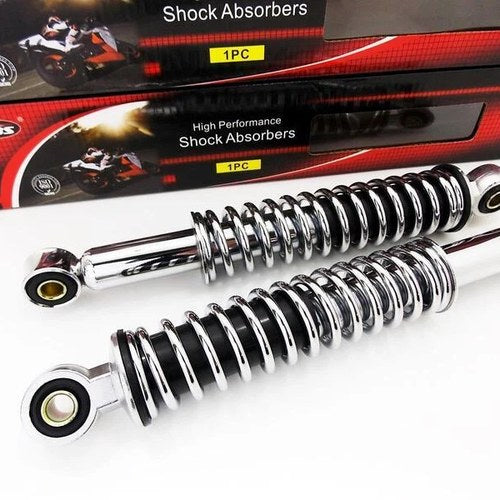 Honda MR50 Elsinore 74-75 270mm Jbs Chrome Rear Shock Absorbers Eye TO Eye