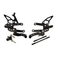 Honda 2008-2014 CBR1000RR ABS Driven TT Rearset - Adjustable - STANDARD/GP