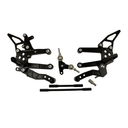 Honda 2007-2015 CBR600RR /ABS Driven TT Rearset - Adjustable - STANDARD/GP