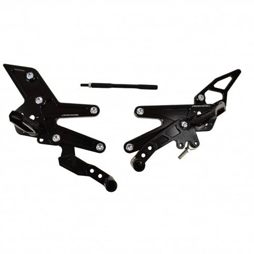 Yamaha 2015-2017 YZF-R3 Race Only Driven TT Rearset - Adj - STANDARD/GP Shift