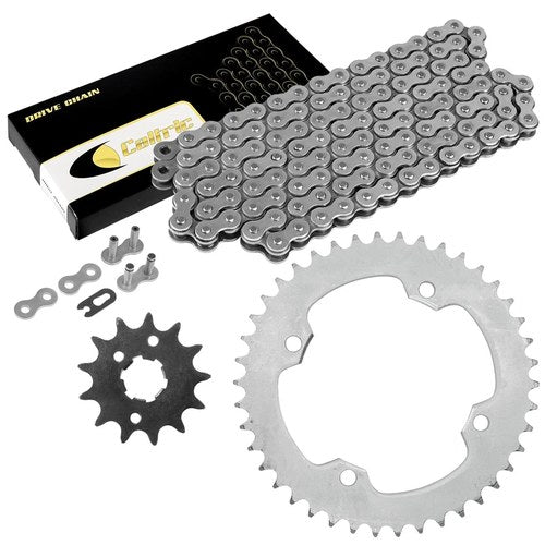 Drive Chain & Sprockets For Yamaha Banshee 350 YFZ350 1987 520 Pitch 104 Link