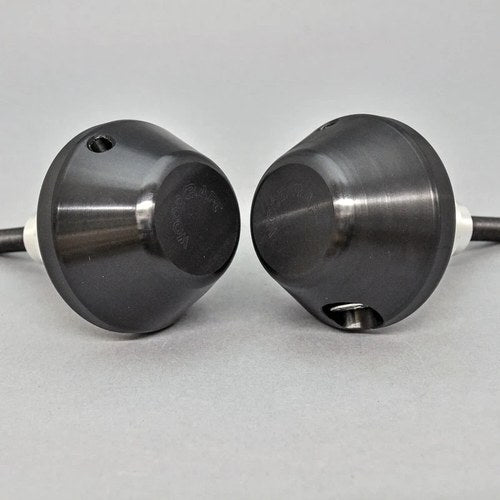 Kawasaki 2009-2012 ZX6R Woodcraft Street Use Frame Slider Kit With Domed Pucks