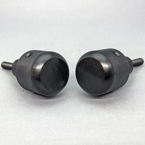 Yamaha 2015-2017 FZ07 Woodcraft Racing Frame Slider Kit With Short Black Pucks