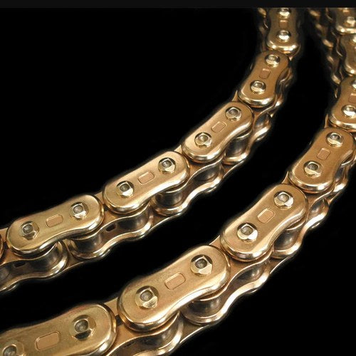 EK Z3D-530 Motorcycle Chain 160 Links Tensile Strength 11,200 lbs Gold