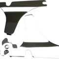 Harley Davidson Harddrive Detachable Sissy Bar Side Plates Chrome Flstc 03-17