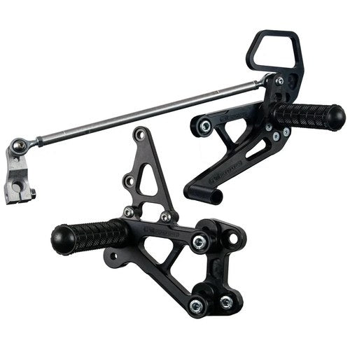 Honda 2007-2024 Cbr 600RR Woodcraft Racing Rearsets / Footpegs - Std / GP Shift