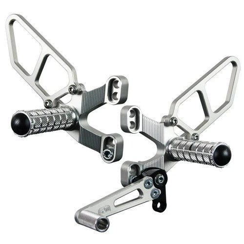 Ducati 2002-2003 998R / 998S Woodcraft Racing Rearsets / Footpegs - Standard Kit