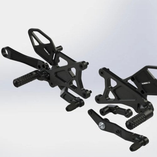 Yamaha 2015-2025 YZF-R1M Vortex Racing Rearset RS671K Version 3