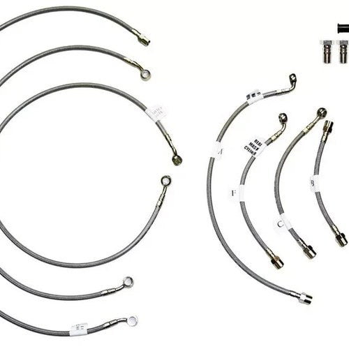 Yamaha 2012-2018 Super Tenere Gbrakes Steel Front / Rear Brake / Clutch Line Kit