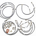 Honda 1996-2002 ST 1100 ABS Gbrakes Front Rear Clutch Brake Line Kit - 16 Lines