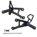 Kawasaki 2006-2010 ZX10R Woodcraft Rearsets with Return Spring - Standard Kit