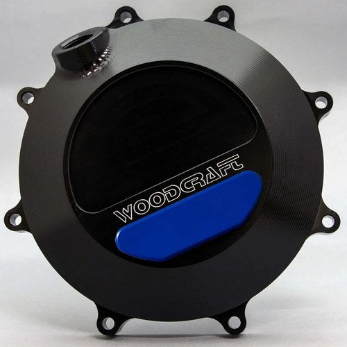 Suzuki 1999-2002 SV650 / SV650S Woodcraft Rhs Engine Clutch Cover - Blue Plate