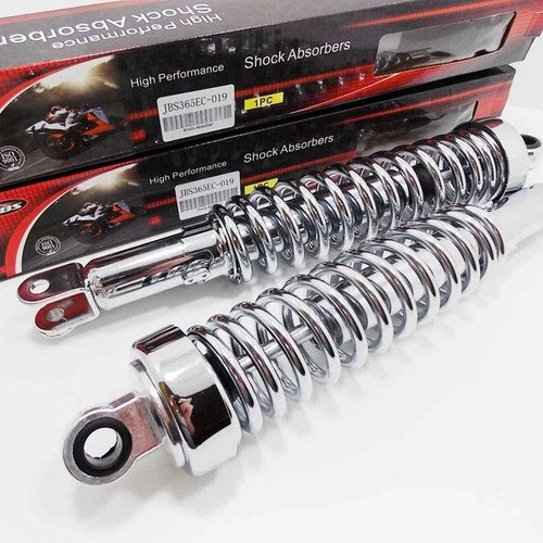 Honda CB900F Dohc 365mm Jbs Chrome Rear Shock Absorbers Eye TO Clevis