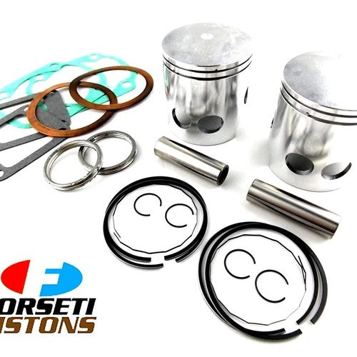 Yamaha RD350 73-75 0.5mm O/S Forseti Top End Kit 64.5mm Piston Set Gasket Kit