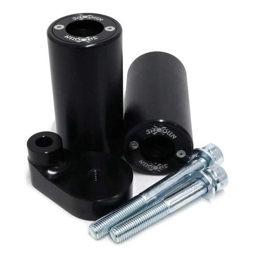 Kawasaki Ninja 1000 2011-2016 Shogun P2A Frame Sliders NO Cut Black