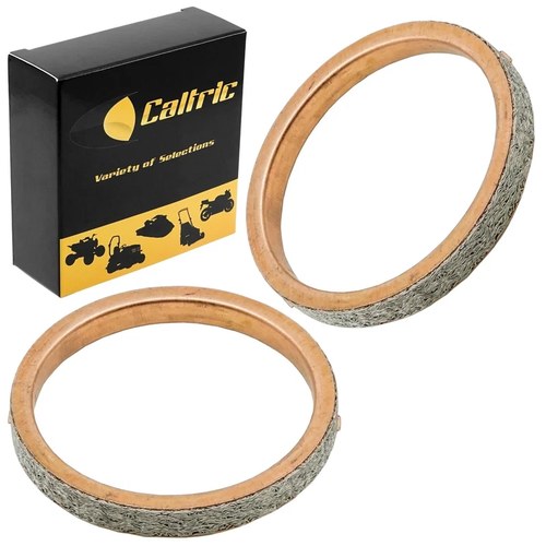 2 Exhaust Muffler Pipe Gaskets for Suzuki SV650 SV650A SV650S SV650Sa 1999-2019