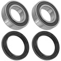 Front Wheel Ball Bearing And Seals Kit for Kawasaki Mule 3010 KAF620 4X4 01-08
