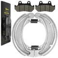 Front Rear Brake Pad Shoe for Honda VT500C Shadow 83-1986/VT500Ft Ascot 1983-84