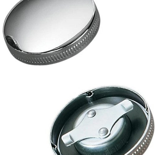 DS Original Style Cam-Lock Gas Cap Vented Chrome Harley Davidson #139560