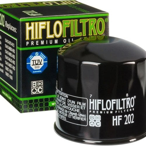 Hiflo Oil Filter Black #HF202 for Honda/Kawasaki