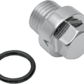 Colony Custom Tappet Oil Screen/Relief/Check Valve Plug Chrome Harley Davidson