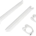 UFO Fork Tube Protectors White for Kawasaki KX500/KX250 2-Stroke/KX125 1991-1993