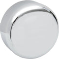 DS Round Horn Cover Smooth Chrome Harley Davidson #144053