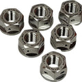 Driven Sprocket Nuts M10x1.25 Titanium 6-Pack