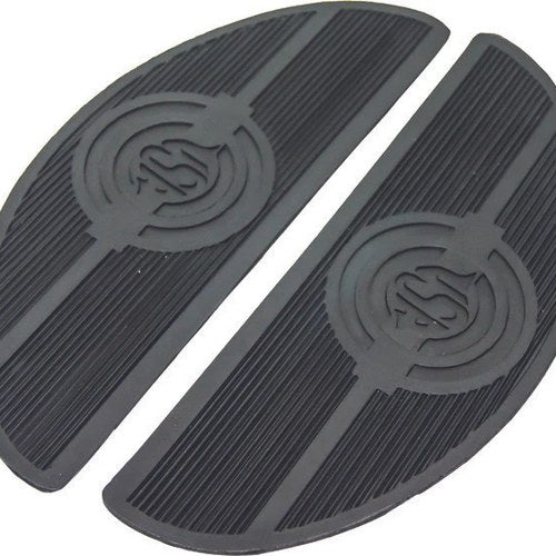 HardDrive Oval Floorboard Pads Usa Logo Harley Flh Electra Glide 1955-1964