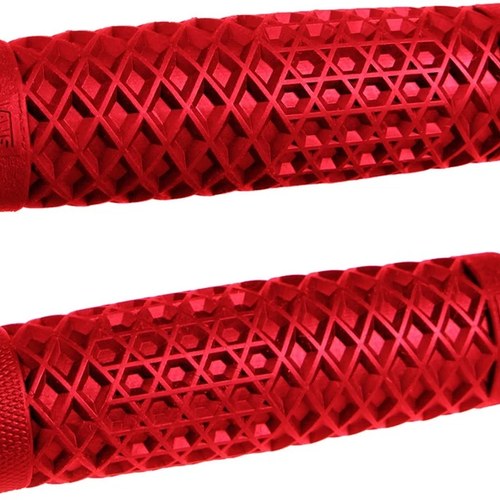 Odi Vans Cult V-Twin Motorcycle Grips Red 1" 5"