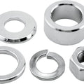 Colony Axle Spacer/Nut Kit Front Chrome #2028-5 Harley Davidson Sportster/Dyna