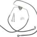 DS Braided Brake Line Kit Non-ABS Front +6" Harley Davidson #143681