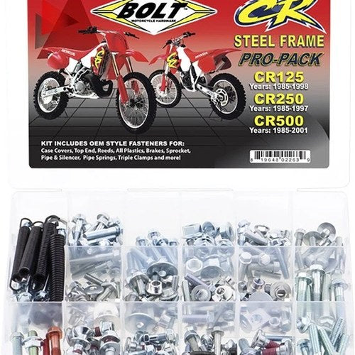 Bolt CR Steel Frame Pro-Pack #CRPP-SF fits Honda CR500R/CR125R/CR250R 2-Stroke