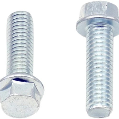 Bolt Motorcycle Hardware Hex Head Flange Bolts M6 x 20mm 8mm 10-Pack