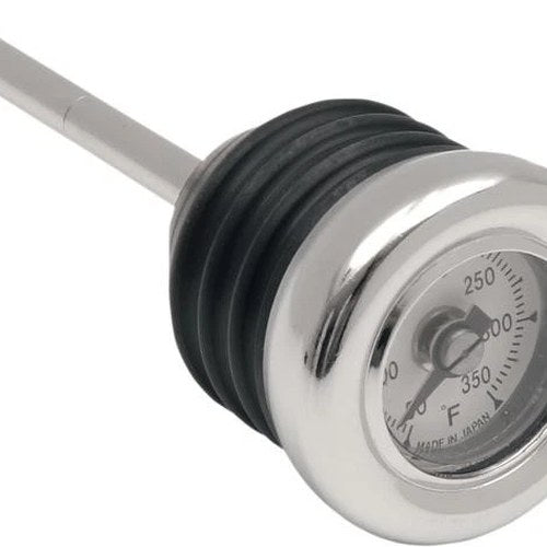 DS Oil Filler Plug w/ Temperature Gauge Chrome Harley Davidson 139493