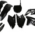 UFO Complete Plastics Kit Black #SUKIT407F-001 for Suzuki RM-Z250 2007-2009