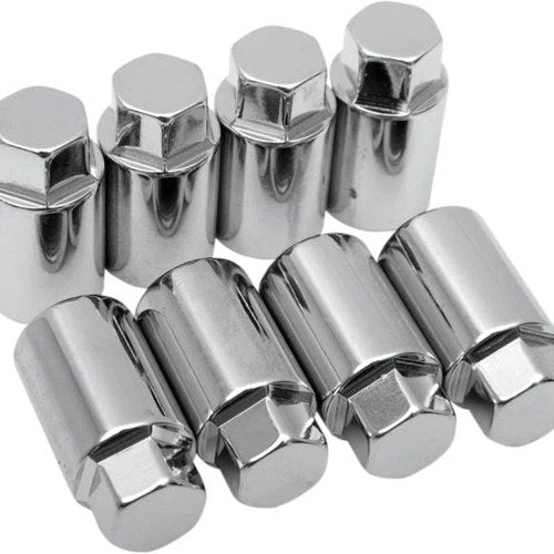 Colony Big Bore Cylinder Base Nut Kit 7/16"-20 Chrome #8600-8 Harley Davidson