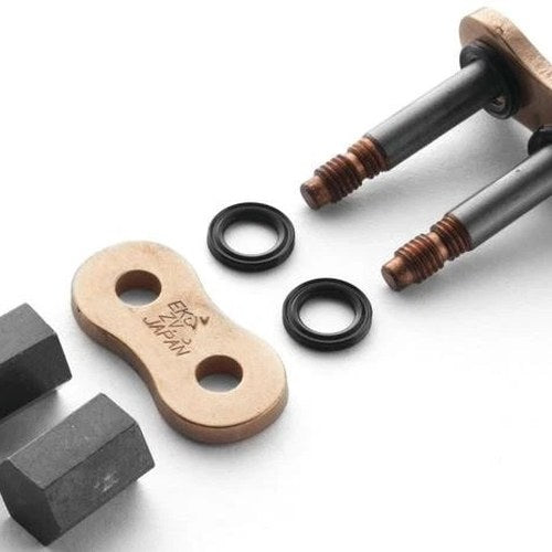 EK 520 ZVX3 Series NX-Ring Chain Slj Screw-Type Master Link Gold