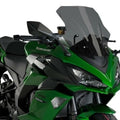 Puig 3mm Racing Windscreen Dark Smoke 20471F for Kawasaki Ninja 1000