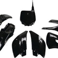 UFO Restyled Plastics Kit Black KAKIT214K001 for Kawasaki KX85/KX100