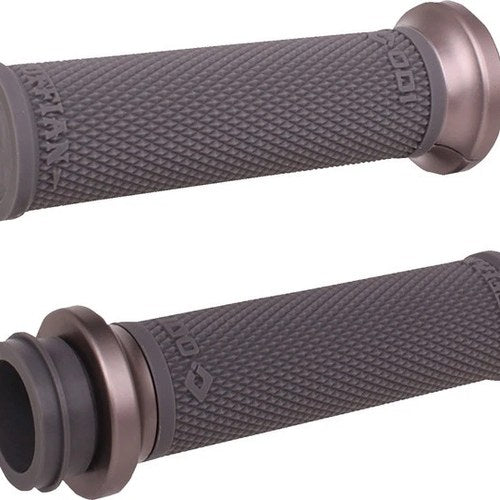 Odi Ruffian Grips Graphite/Gun Metal #V30HTWH-H Harley Davidson