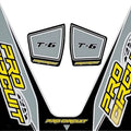 Pro Circuit T-6 Exhaust Decal Gray