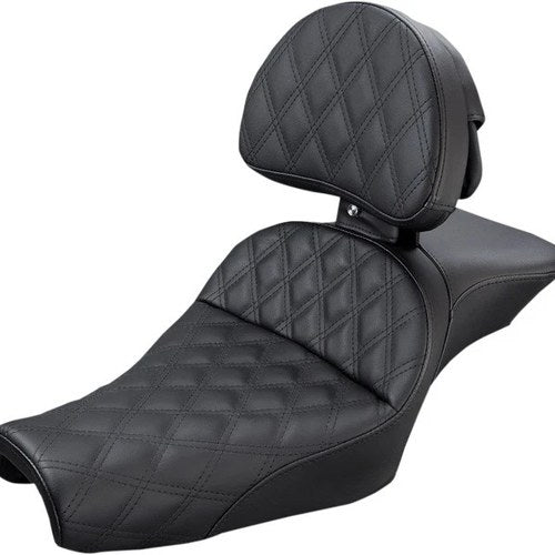 Saddlemen Explorer LS Seat With Backrest #283849 Harley Davidson Sportster
