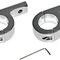 Custom Dynamics Engine Guard Light Mounting Bracket Chrome 1.25"