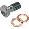 Goodridge Universal Brake Line Banjo Bolt Single/Long 3/8"-24