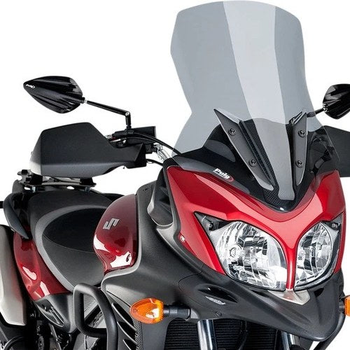 Puig Touring Windscreen Light Smoke #5895H fits Suzuki V-Strom 650
