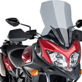 Puig Touring Windscreen Light Smoke #5895H fits Suzuki V-Strom 650