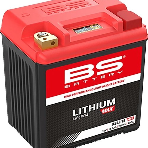 BS Lithium Ion Max Battery BSLi-12 12V #360117 Harley Davidson/BMW/Ducati
