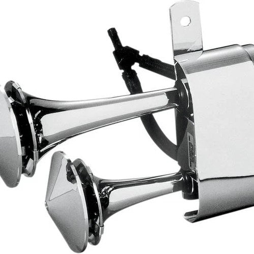 Rivco Air Horn Chrome for Harley Davidson Motorcycles